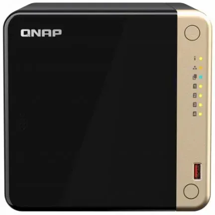 Сервер Сервер QNAP TS-464-8G 4-bay, Celeron N5105/N5095 4-core 2.9 GHz, 8G RAM DDR4, 2x 2,5 GbE LAN, 2xUSB 2.0, 3.2, 1xHDMI, M.2 Київ - фото 1