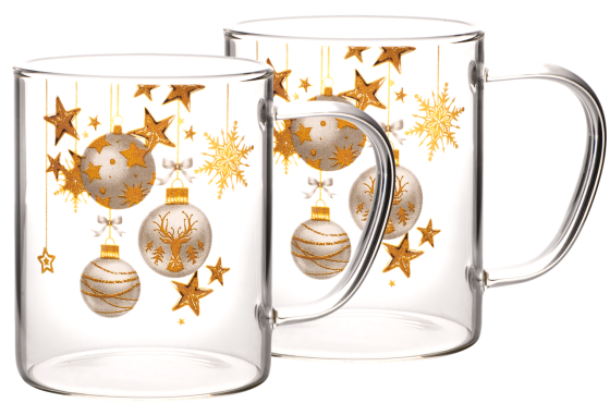 Набор чашек Viva NY Balls, 2X400 мл (7109512) Киев