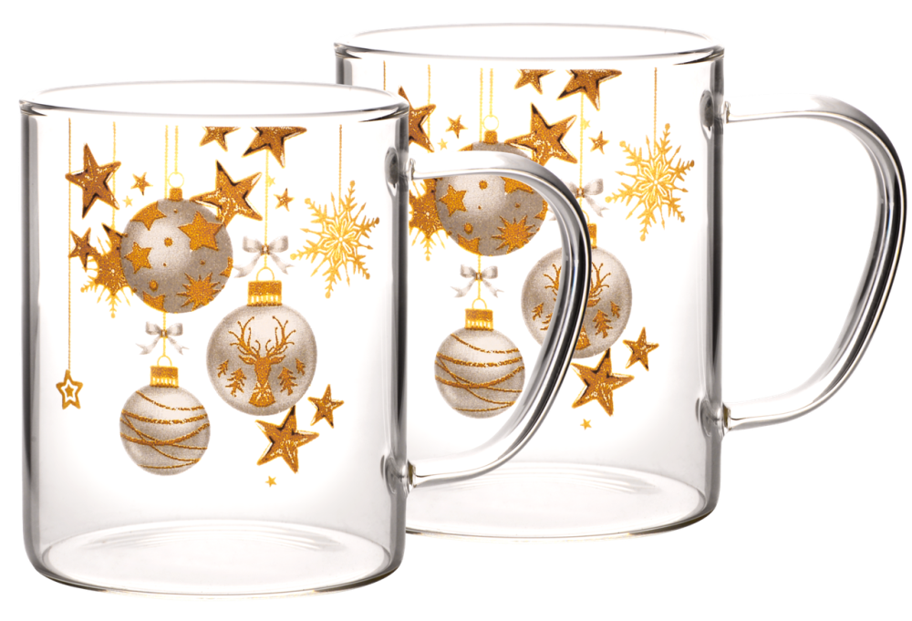 Набор чашек Viva NY Balls, 2X400 мл (7109512) Киев - изображение 1