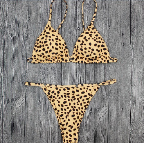 Купальник раздельный для женщин леопардовый Киев - изображение 2