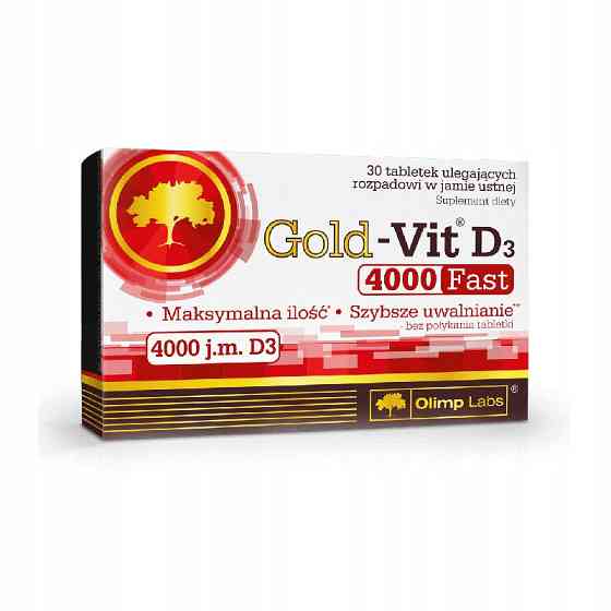 Витамин D3 Olimp Gold-Vit D3 Fast 4000 30 tabs Луцк