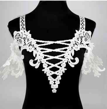 Аплікація пришивна біла Київ