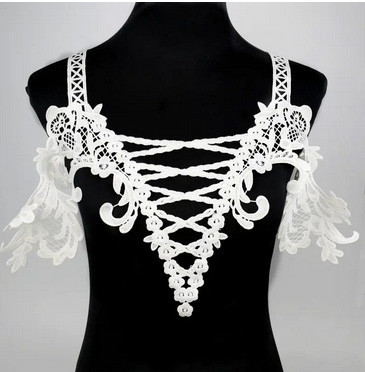 Аплікація пришивна біла Київ - фото 1