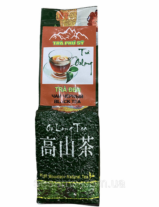 Вьетнамский горный чёрный чай Премиум Tra Den High Mountain Natural Tea 100г Харьков - изображение 1