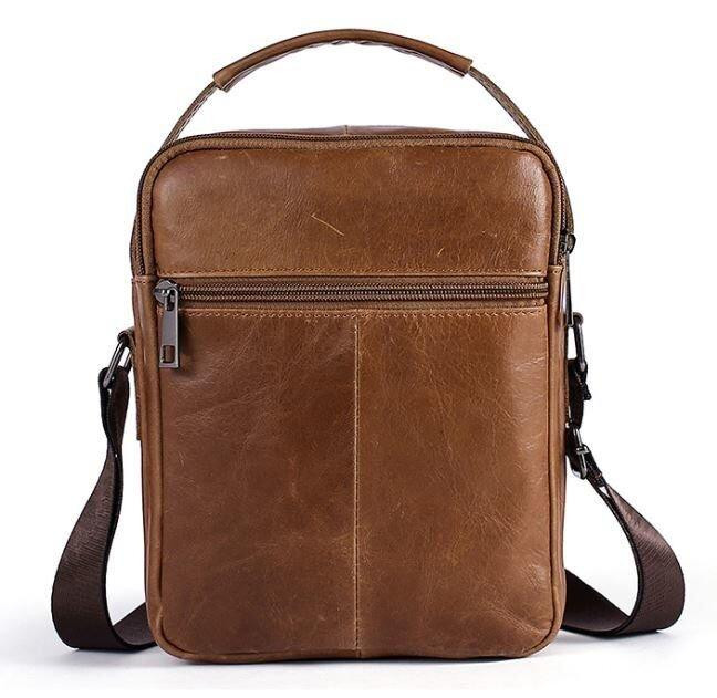 Сумка мужская гладкая Vintage 14707 Cветло-коричневая Киев - изображение 3