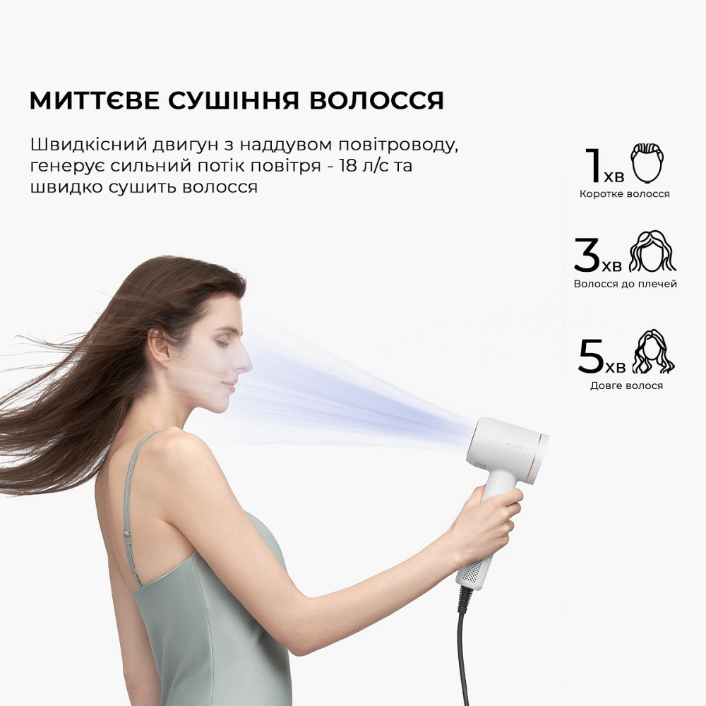 Фен Jimmy F7 White ( Білий ) Харків - фото 10