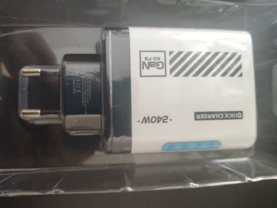 Мережевий зарядний пристрій 240W на 5 портів 3 Type-C і 2 USB QC 3.0 швидка зарядка для гаджетів Одеса