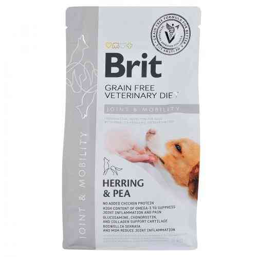 Корм сухой Brit Grain VetDiet Dog Mobility для собак для здоровья суставов с селедкой лососем горохом и гречкой 2 кг Киев