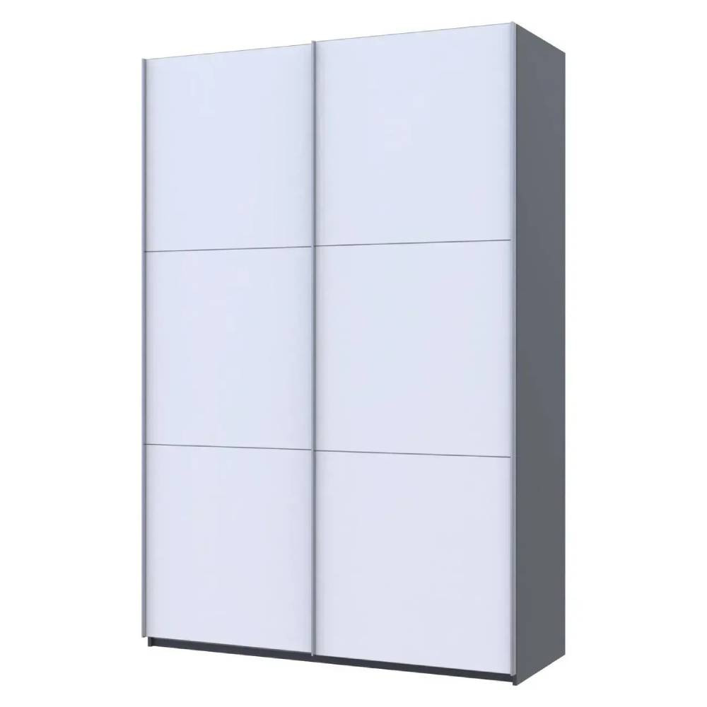 Шафа купе Doros G-Caiser Антрацит/Білий 2 ДСП / 3 частини 160х60х240 (42005410) (DRS-012243) Львів - фото 3