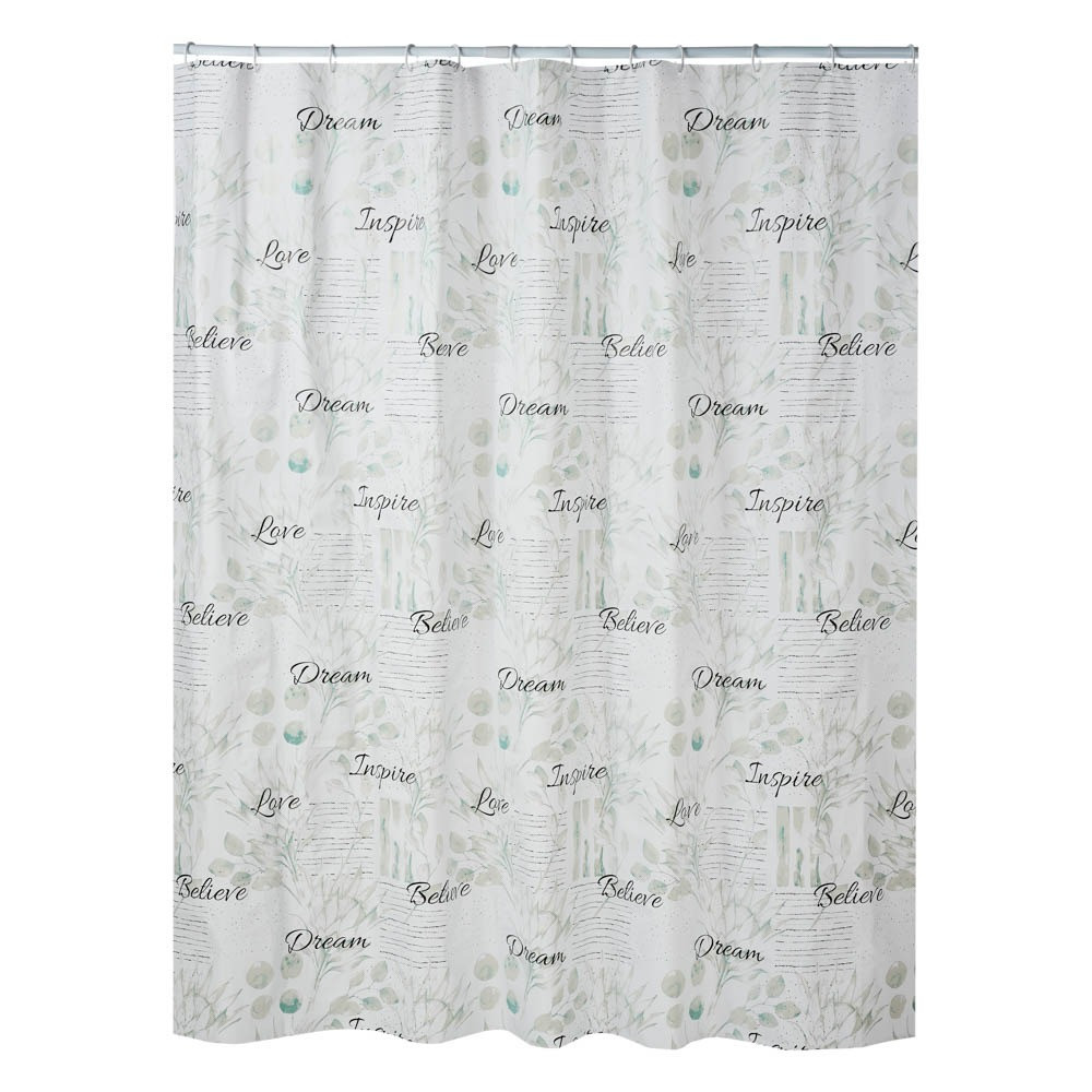 Шторка для ванной и душа 180x180 см водонепроницаемая,штора для душевой и ванной комнаты с крючками,прозрачная Каменец-Подольский - изображение 4