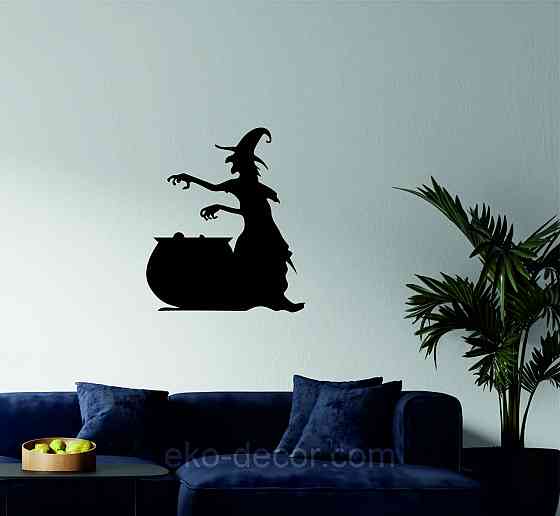 Декоративное настенное 3D Панно «Ведьма», Декор на стену с объемом Киев