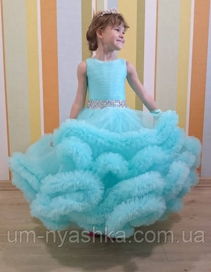 Пышное платье Облачко МЯТНОЕ на 4-5, 6-7, 8-9 лет Кривой Рог - изображение 6