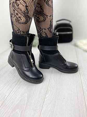 Черевики жіночі LaDi чорні натуральна шкіра зима (2136) 36р.38р.39р. Коломыя