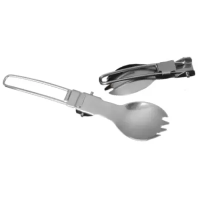 Ложка-виделка туристична Tramp складана металева (UTRC-042) Вінниця