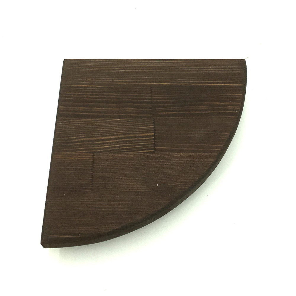 Кутова настінна полиця "Кабарет 18" капучино Миколаїв - фото 5