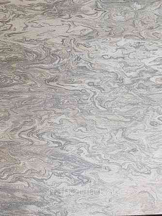 Шпалери вінілові на флізеліні AS creation Garda 1.06Х10.05 абстракція хвилі смуги сірі бежеві сріблясті Київ