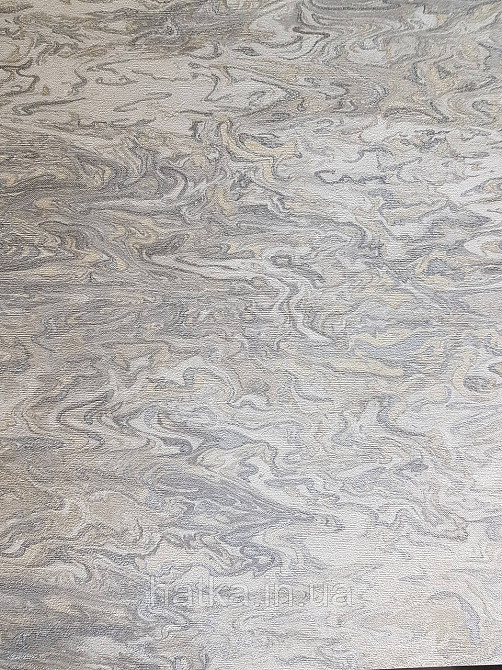 Шпалери вінілові на флізеліні AS creation Garda 1.06Х10.05 абстракція хвилі смуги сірі бежеві сріблясті Київ - фото 2