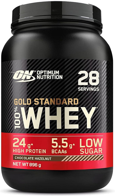 100% Whey Gold Standard 908 gram (Chocolate Hazelnut) Луцк - изображение 1