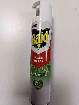 Дихлофос ,Аерозоль від комах, що повзають,від тарганів і мурах Raid Botanicals 300 мл Харків