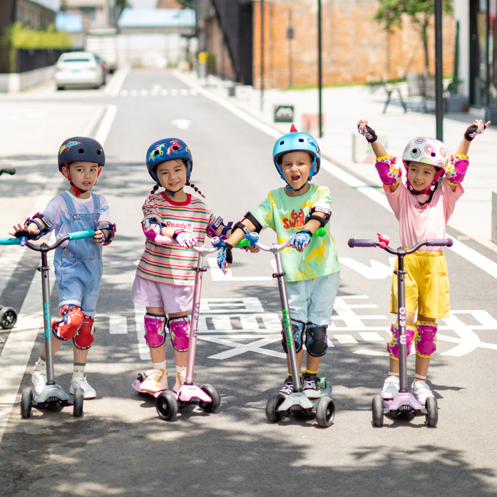 Самокат Micro серії Maxi PRO Deluxe - Сіро-зелений Дніпро - фото 9