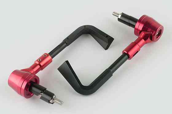 Отбойники руля (пара)  с креплениями под защиту рук   (красные) Мукачево