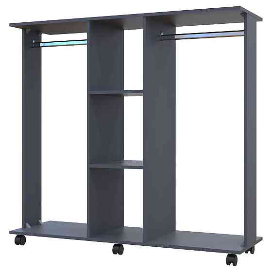 Гардеробная стойка Doros Д3 130х40,6х121 см Графит (DRS-011424) Львов