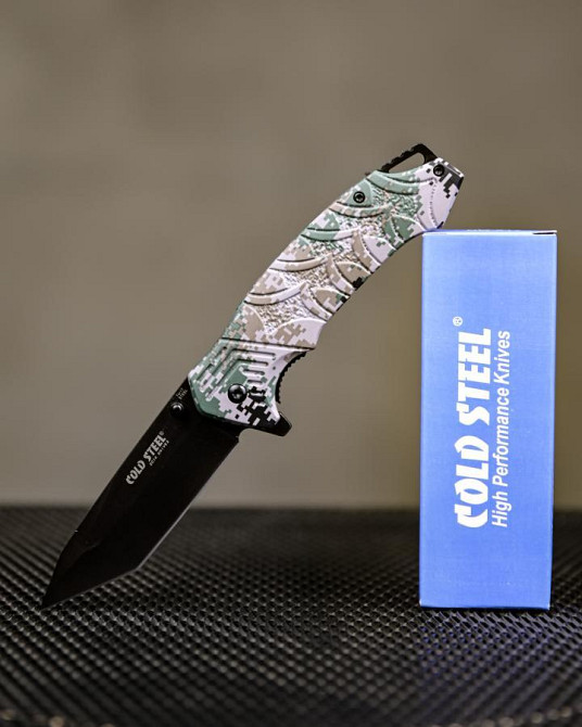 Ніж складаний інерційний викидний Cold Steel Tanto ВТ6882 Одеса - фото 1