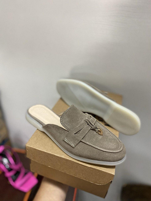 Шльопанці жіночі GREMMY капучино натуральна замша весна-осінь размеры 36-40 (5523) Коломия - фото 2