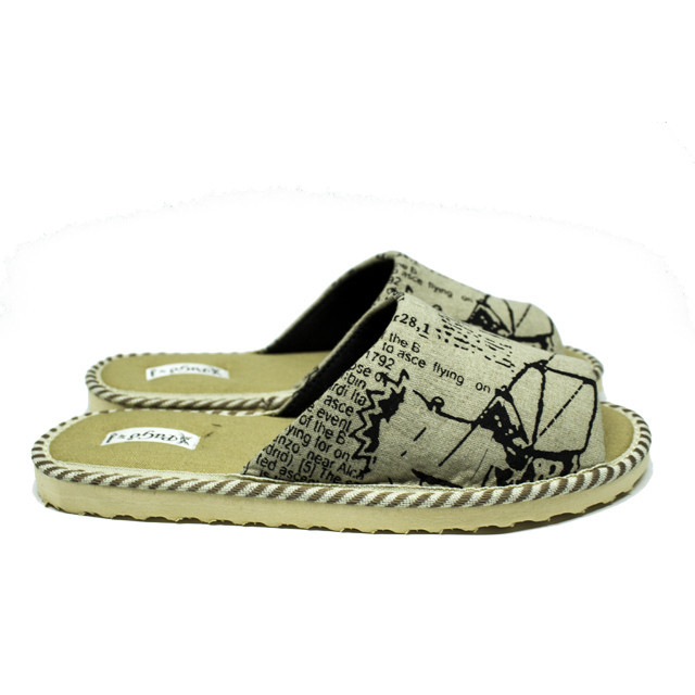 Капці Чоловічі Домашні Відкритий Шкарпетка Льон Бежевий 43 Одеса - фото 2