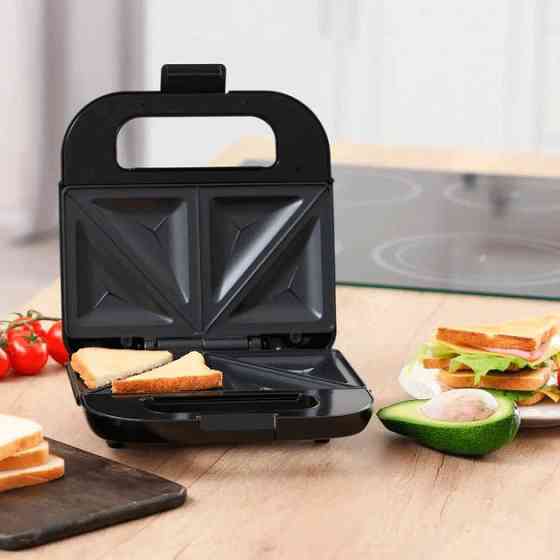 Бутербродниця на подарунок MAGIO MG-375, Сендвічниця побутова, бутербродниці настільний гриль AH-25 Івано-Франківськ