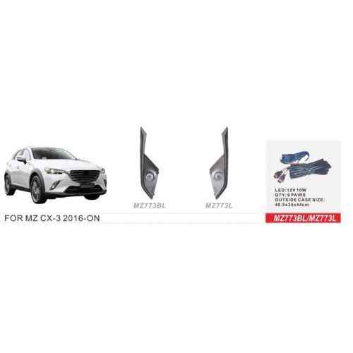Дополнительные фары Mazda CX-3 2015+ LED 10W с электропроводкой MZ-773BL Харьков