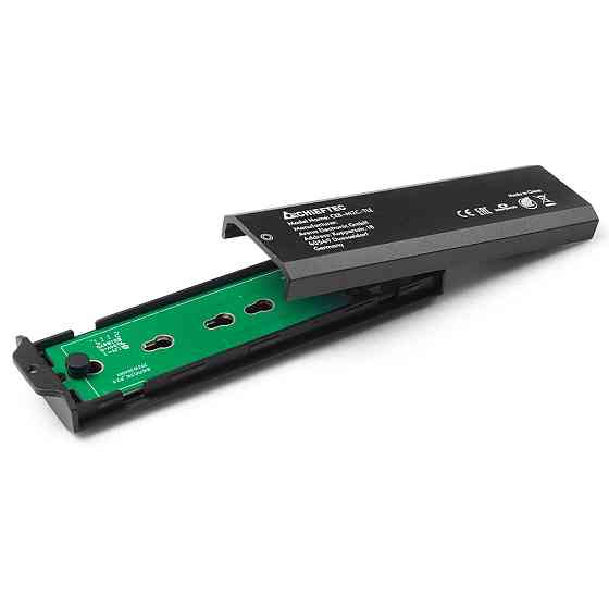 Корпус для M.2 NVME/SATA SSD CHIEFTEC CEB-M2C-TLE, aluminium,USB 3.2 Gen2 Type-C, Black, RETAIL Винница