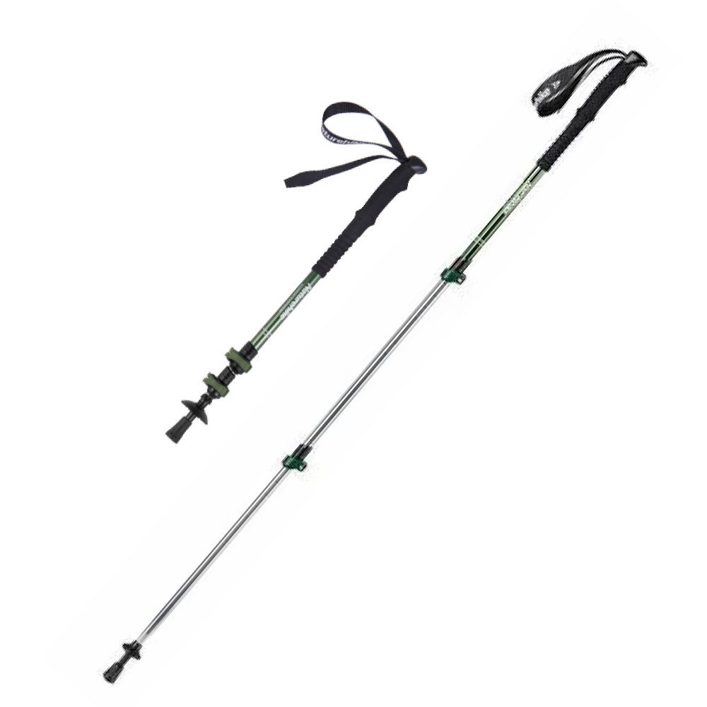 Трекінгова палиця телескопічна для походів та спортивної ходьби Naturehike Men ST 01 6061 AL NH17D001-Z алюміній Зелена Київ - фото 1