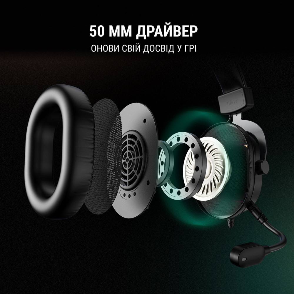 Гарнітура Fifine RGB H6 Black ( 12599 ) Харків - фото 6