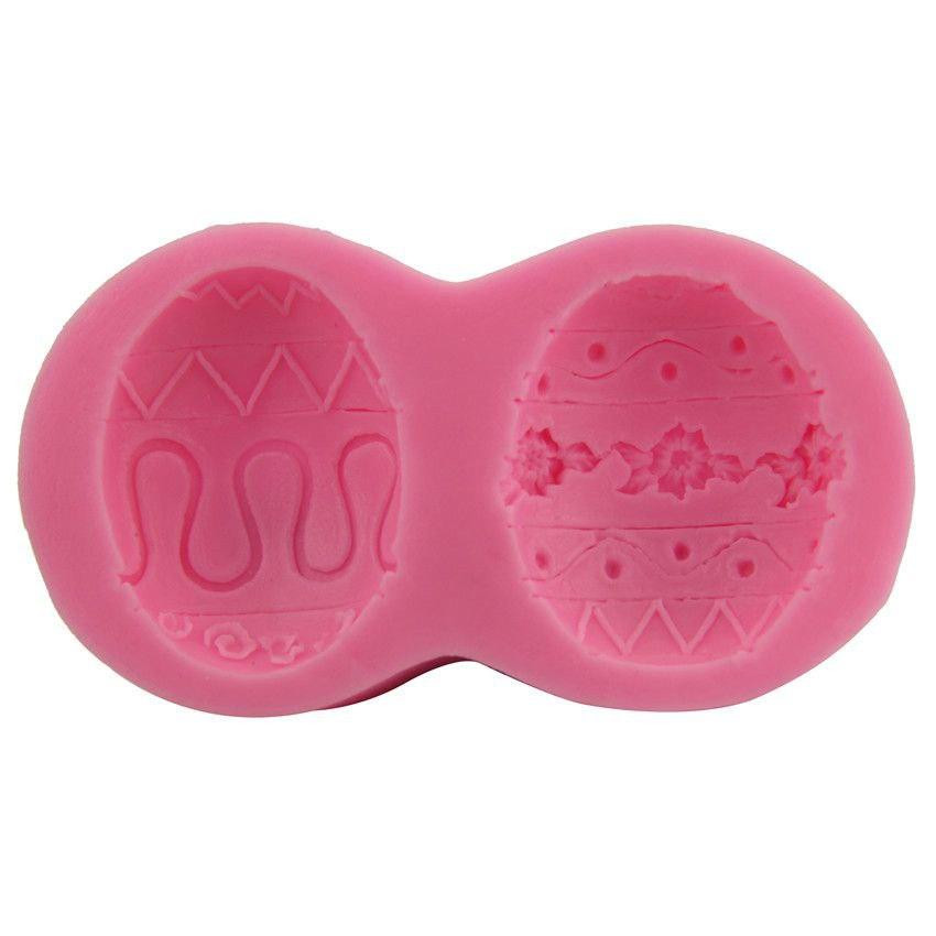 Молд силиконовый Пасхальное яйцо 105 на 58 мм розовый Киев - изображение 10