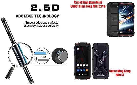 Защитное стекло ArmorGlass для Cubot King Kong Mini, Mini 2 Pro, Mini 3 – устойчивое к царапинам и ударам Киев