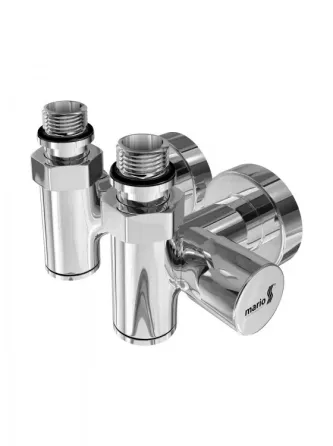 Кран угловой под ТЭН Марио, G1/2