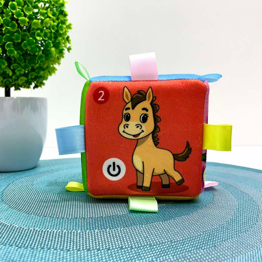 Кубик-крутик Limo Toy навчає тварини звуки вірші пісні українська мова музика світло (HB 0076) Чернигов - изображение 9