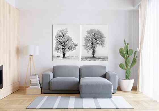 Модульная картина в гостиную / спальню  Дерева  TLV-2_041 Київ