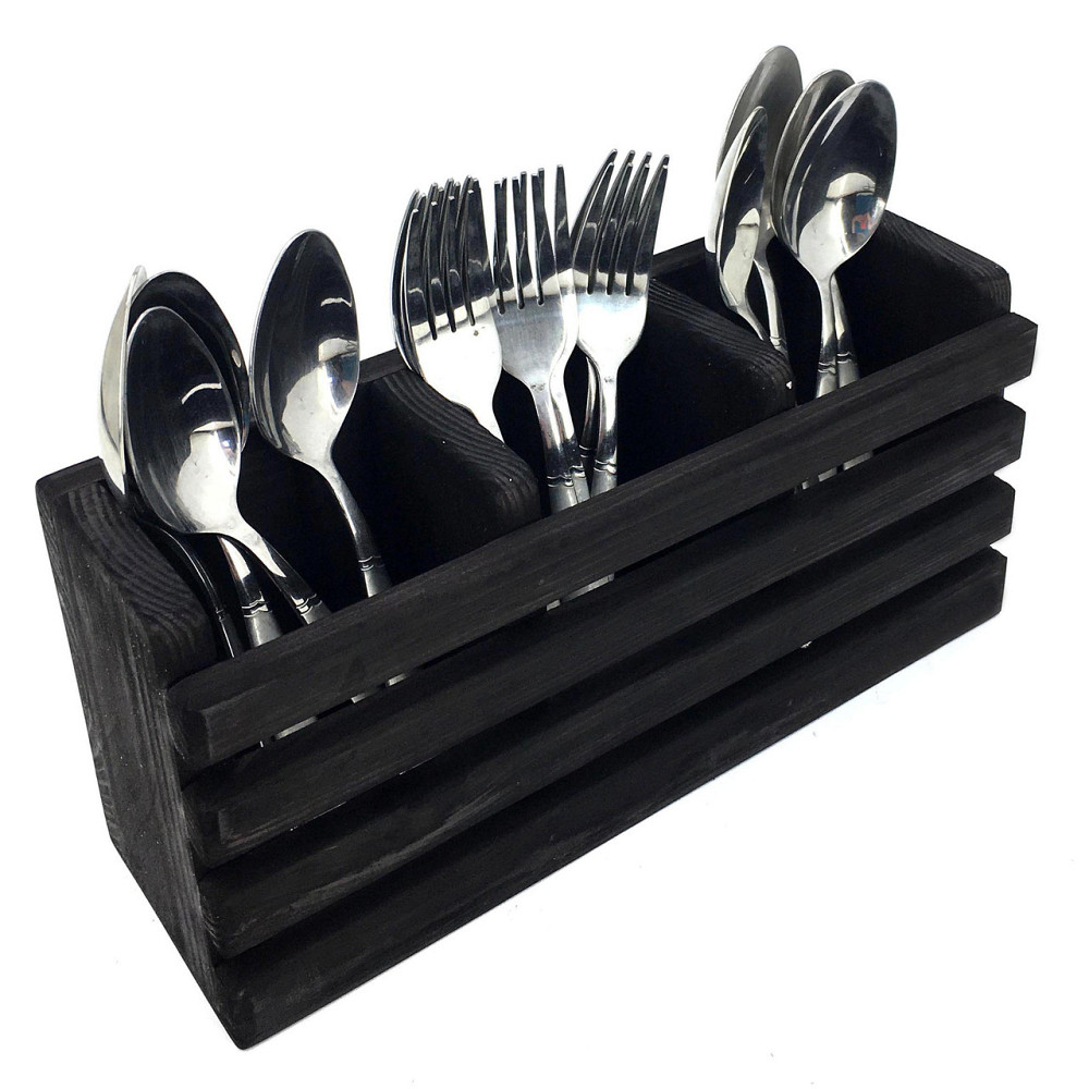 Підставка для столових приладів "Пане" венге Миколаїв - фото 1