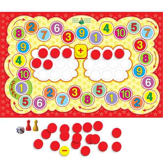 Дитяча настільна гра-квест "Цифри" 84405, 10 ігор в 1 Вінниця