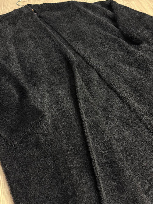 Кардиган женский Fancy Matinee 30740 ангора длинный с карманами, черный, one size Одесса - изображение 6