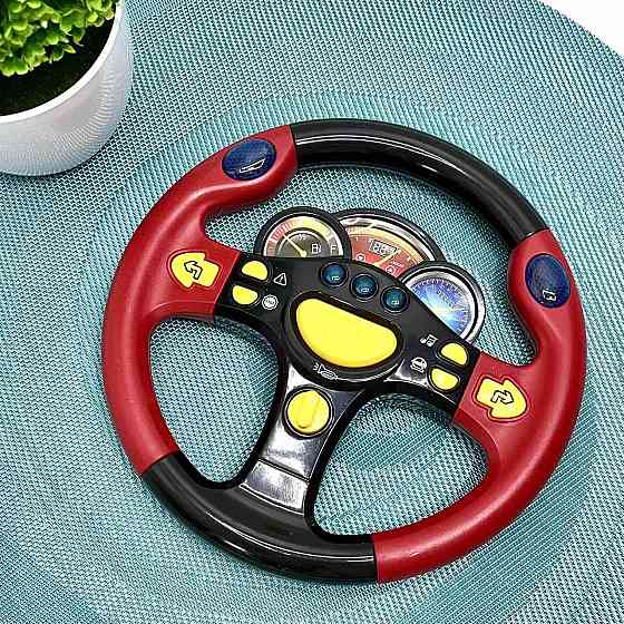 Руль музичний Limo Toy українська озвучка Червоний (7737 UK) Чернігів