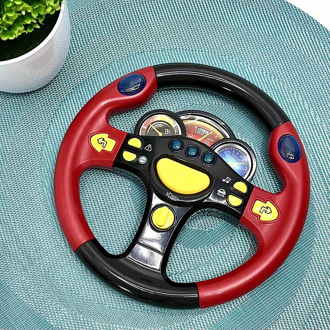 Руль музичний Limo Toy українська озвучка Червоний (7737 UK) Чернігів - фото 1