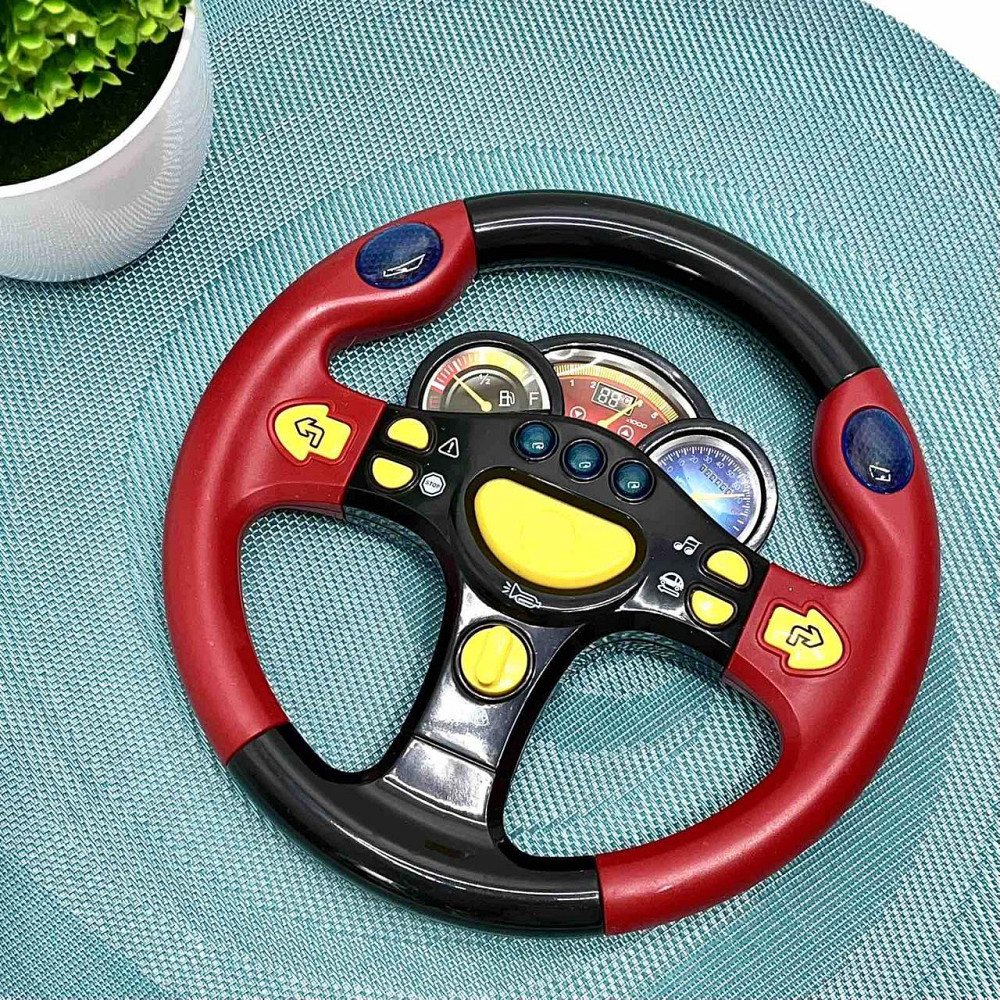 Руль музичний Limo Toy українська озвучка Червоний (7737 UK) Чернігів - фото 1