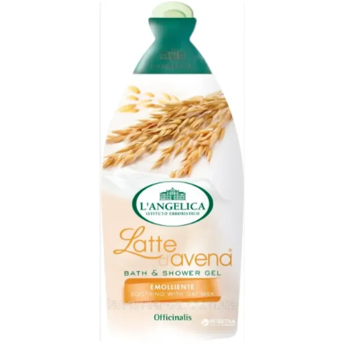 Гель-піна для душу Langelica New Bath & Shower Latte Avena з вівсяним молочком 500 ml Львів - фото 1