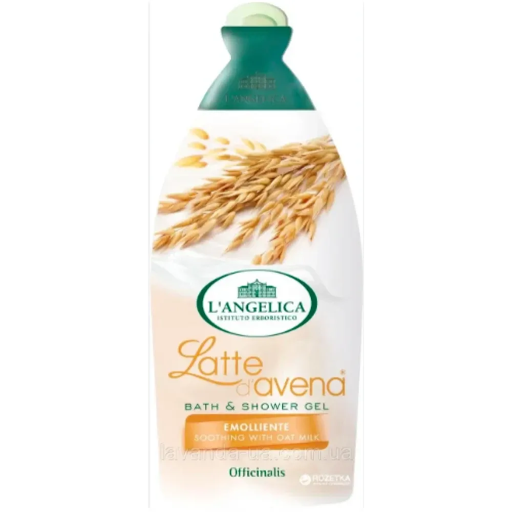 Гель-піна для душу Langelica New Bath & Shower Latte Avena з вівсяним молочком 500 ml Львів - фото 1