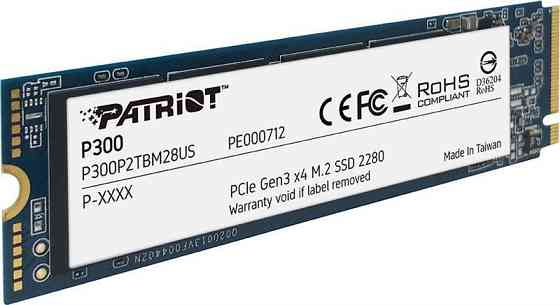 Накопичувач SSD 512GB Patriot P300 M.2 2280 PCIe 3.0 x4 NVMe TLC (P300P512GM28) M.2 2280 Харків