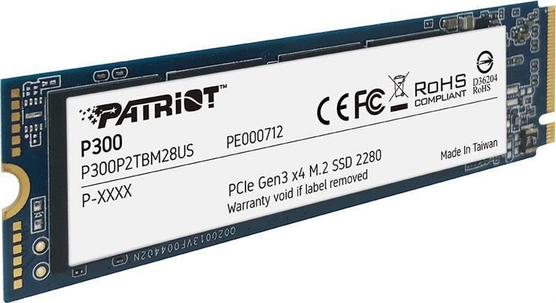 Накопичувач SSD 512GB Patriot P300 M.2 2280 PCIe 3.0 x4 NVMe TLC (P300P512GM28) M.2 2280 Харків - фото 3
