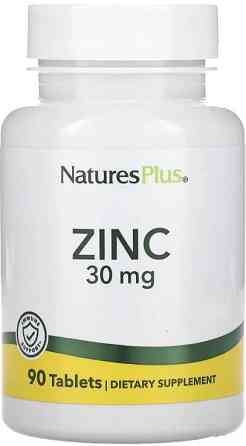 Цинк  NaturesPlus Zinc 30 мг 90 таб Київ